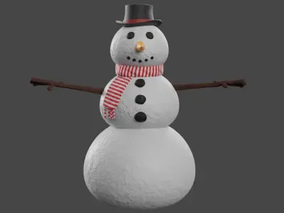 Snowman 3D model