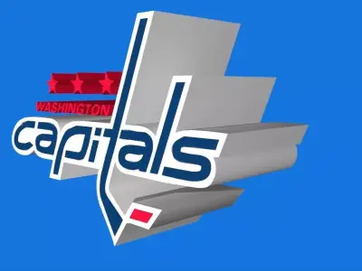 Washington Capitals Team Logo 3D model