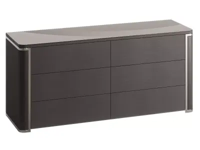 Fendi Mercury Charcoal Fiddleback Sycamore 3D model