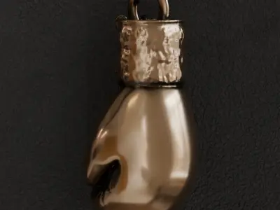 Boxing glove V1 3D print model