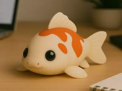 Koi - Kawaii Animals Collection 3D print model