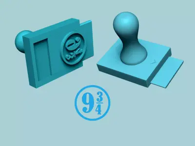 Stamp 80 - Harry Potter 934 - Fondant Decoration Maker Toy 3D print model