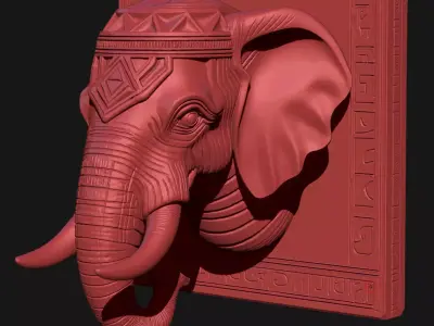 elephant 3D print model purchase