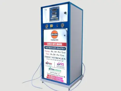 Air Station Low-poly 3D model