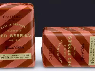 RED BERRIES SCENTED SOAP 2024 3D model