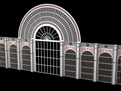 Metal Structure Arch 3D model