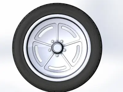 Custom wheels US Mags Wildcat for your scale model 3D print model