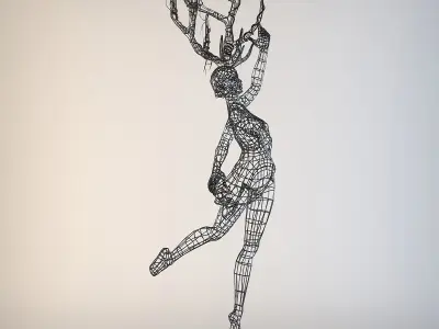 Wire Sculpture 3D model