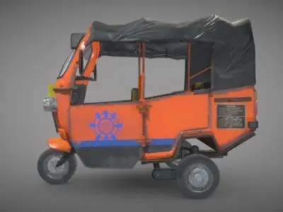 Bajaj Jakarta Indonesia 3D model