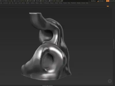 Modern Abstract Decorative sculpture 3d print model 38 3D print model