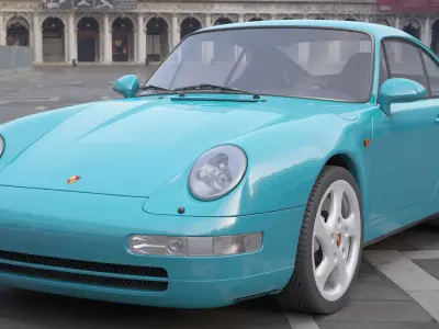 Porsche 911 3D model V2