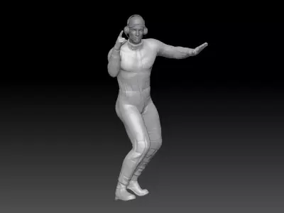 FORMULA ONE PIT STOP  3D print model