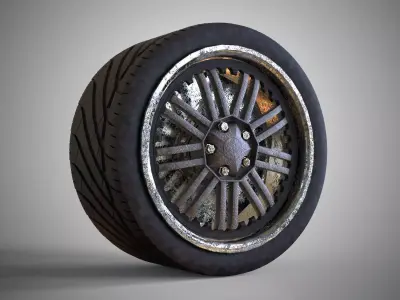 Dirt Tyre 3D model