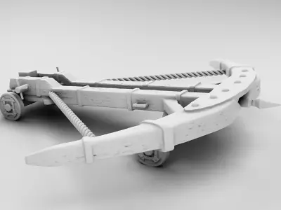 Medieval collection wheeled vehicle 3D print model