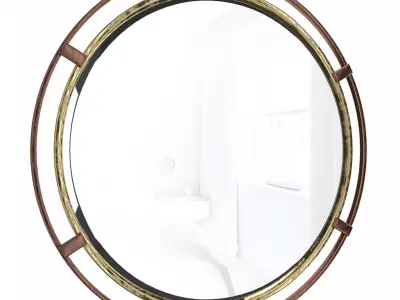 Wylie Carrizo Modern - Contemporary Accent Mirror 3D model