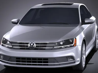 Volkswagen Jetta USA regular 2017 3D model