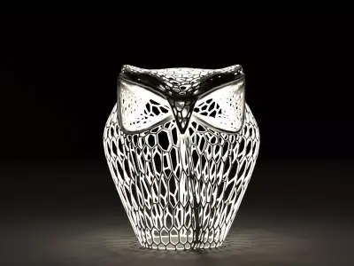 Owl lamp 3D print model
