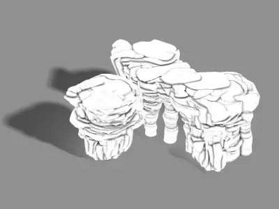 Stone Town Magic Cave - Stone 01 3D model