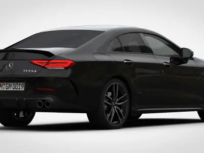 Mercedes-AMG CLS 2019  detailed interior 3D model