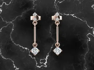 Jewelry Earring 3D print model order