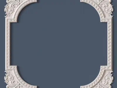 Molding Corner 3D model 2