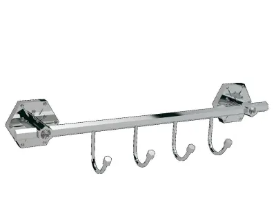 Orchid Diamond Hanger Quadripartite 3D model