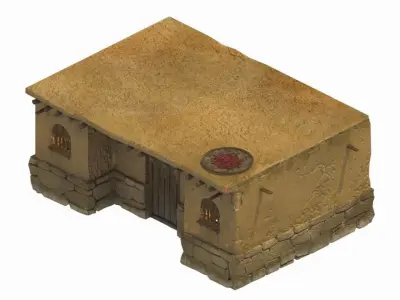 gAME Desert House - House 07 3D model