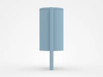 Fixable Trash Bin 3D model