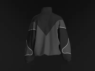 Jacket Sci-Fi CLO3D 3D model