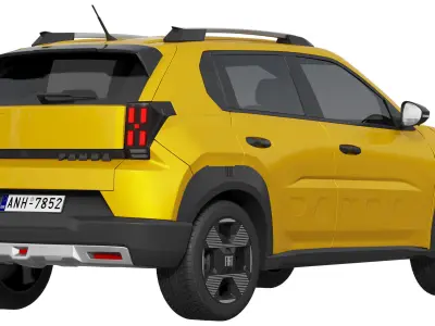 Fiat Grande Panda 2025 3D model