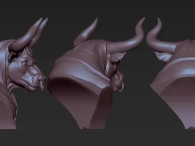Toros Portrait 3D print model