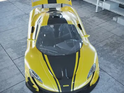McLaren P1   3D model