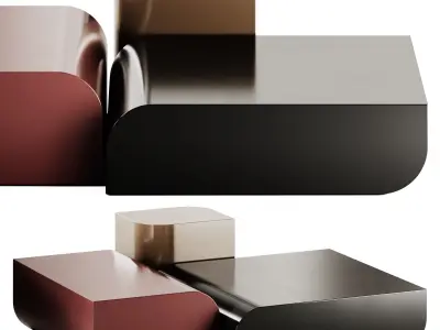 Tom Coffee Tables by Frigerio  3D model