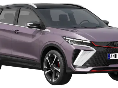 Geely new Coolray 3D model