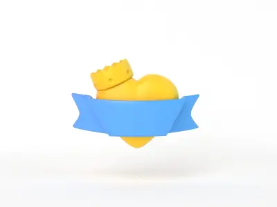 Father Day Frame 3D model