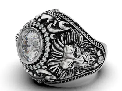 Royal Pride Ring 3D print model