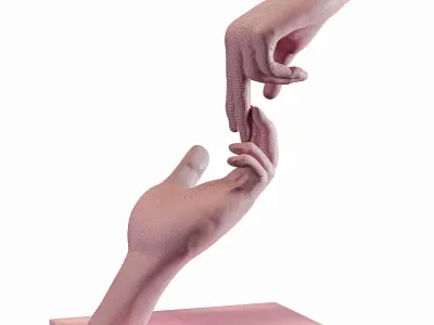 hand sculpture 3D model
