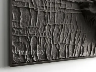 Virgin Mary Arch Frame 02 Low-poly 3D model