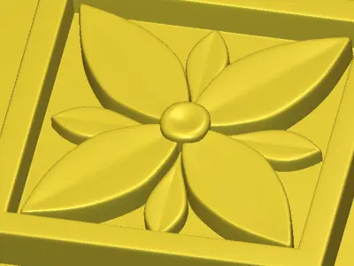Rosette 02  3D model