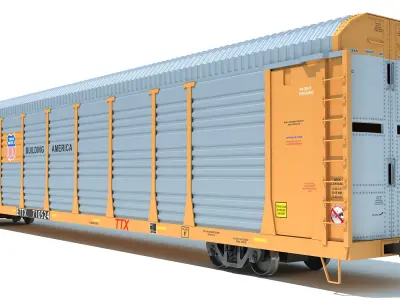 UP Auto Carrier Car 3D model