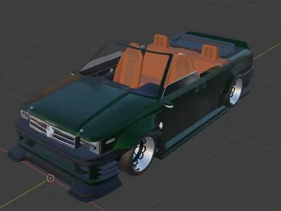 Renault broadway custom cabrio 3D model