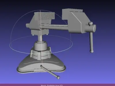 Portable Vice 3D model