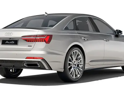 Audi A6 S-Line 2019 3D model