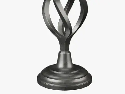 Candle Holder Low-poly 3D model