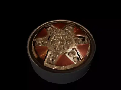wehicle headlight Free low-poly 3D model