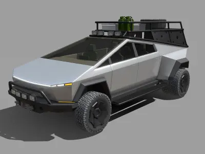 Tesla Cybertruck Off-Road 3D model
