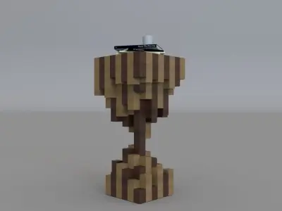 Decor Table Low-poly 3D model