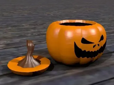 Dualstruded Jack O Lantern Free 3D print model