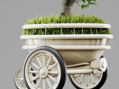 Indoor Plant Bonsai 01 3D model