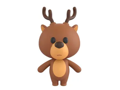 Character024 Deer 3D model